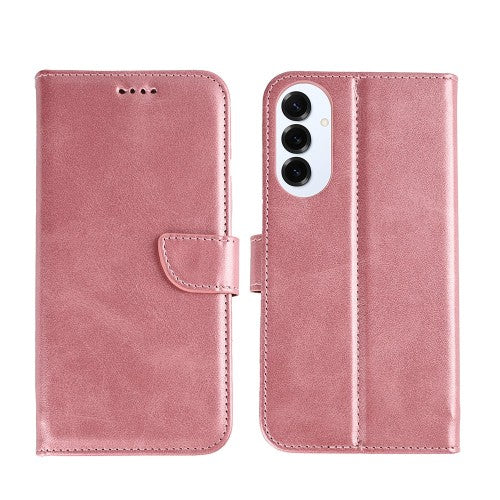 Rixus bookcase voor Samsung Galaxy S25 Edge – roze