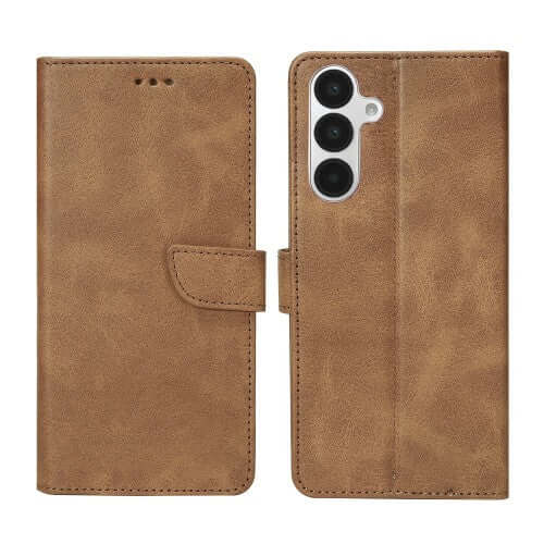 Rixus bookcase voor Samsung Galaxy A16 4G / 5G – lichtbruin