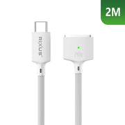 Rixus RXUC140 USB-C naar MagSafe 3 kabel 140W wit – productdetail