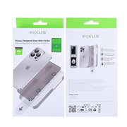 Rixus Privacy Tempered Glass With Fit Box For Apple iPhone 17