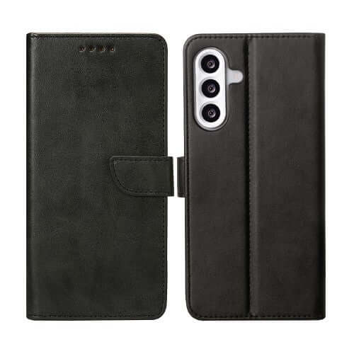 Rixus bookcase voor Samsung Galaxy A56 – zwart