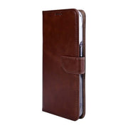 Rixus bookcase voor Samsung Galaxy A27 – bruin