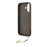 Guess 4G Charm MagSafe Hoesje voor iPhone 17 – Bruin - Telefoonhoesje