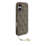 Guess 4G Charm MagSafe Hoesje voor iPhone 17 – Bruin - Telefoonhoesje