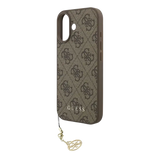 Guess 4G Charm MagSafe Hoesje voor iPhone 17 – Bruin - Telefoonhoesje