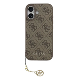Guess 4G Charm MagSafe Hoesje voor iPhone 17 – Bruin - Telefoonhoesje