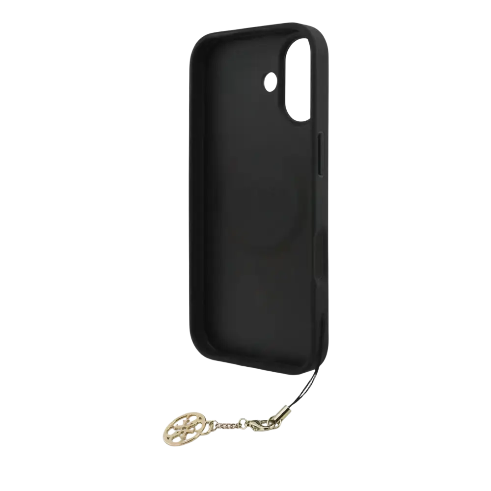 Guess 4G Charm MagSafe Hoesje voor iPhone 17 – Grijs - Telefoonhoesje