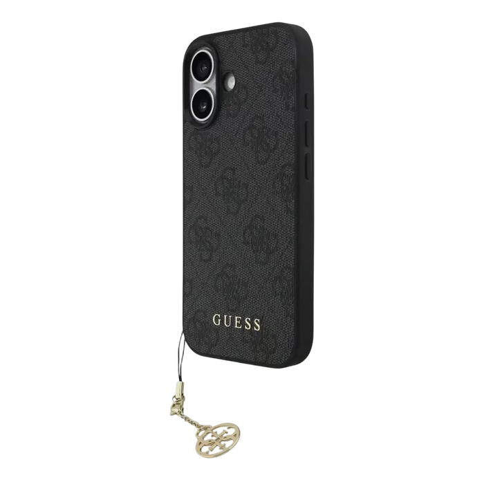 Guess 4G Charm MagSafe Hoesje voor iPhone 17 – Grijs