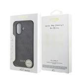 Guess 4G Charm MagSafe Hoesje voor iPhone 17 – Grijs - Telefoonhoesje