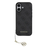 Guess 4G Charm MagSafe Hoesje voor iPhone 17 – Grijs - Telefoonhoesje