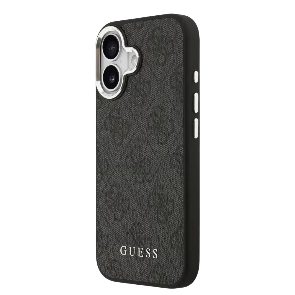 Guess 4G MagSafe Hoesje voor iPhone 17 – Zwart - Telefoonhoesje
