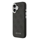 Guess 4G MagSafe Hoesje voor iPhone 17 – Zwart - Telefoonhoesje