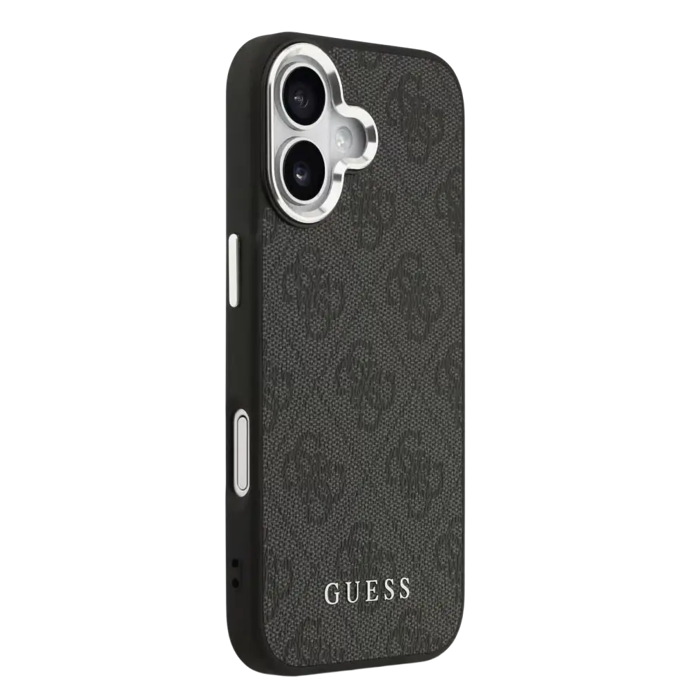 Guess 4G MagSafe Hoesje voor iPhone 17 – Zwart - Telefoonhoesje