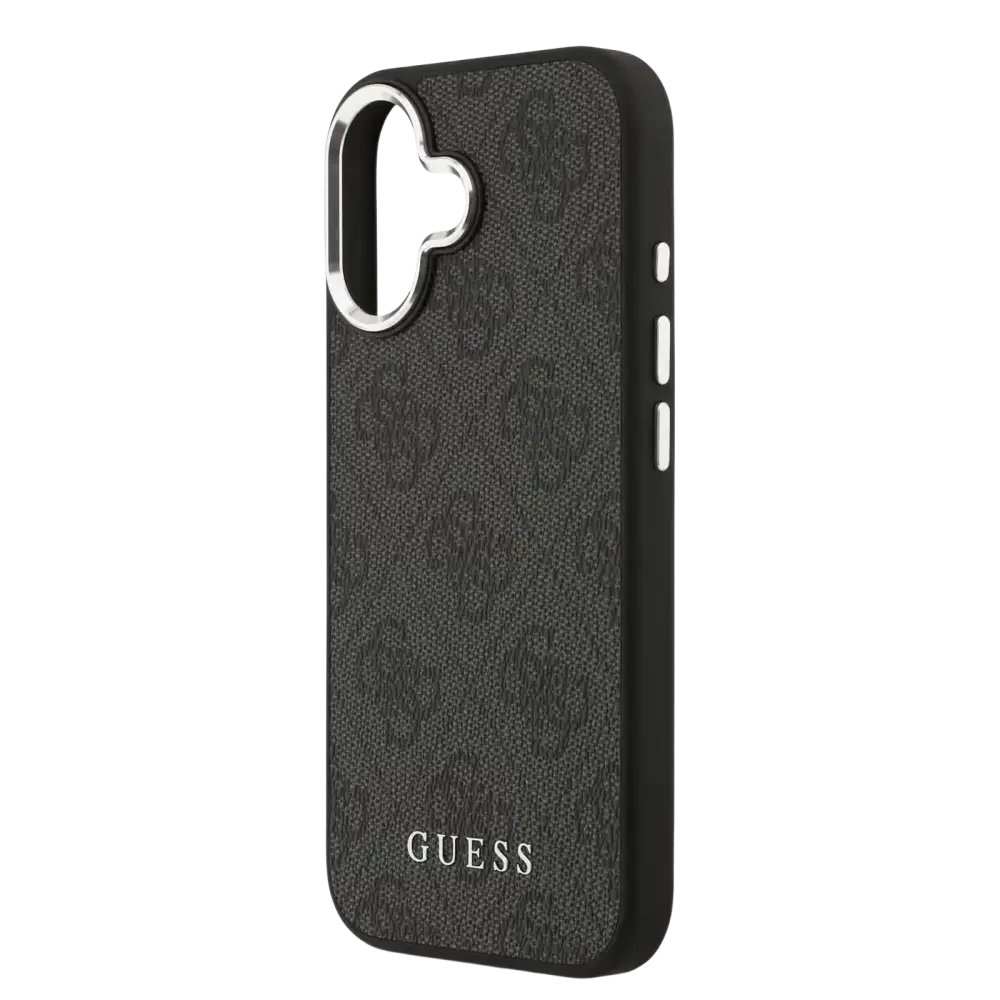 Guess 4G MagSafe Hoesje voor iPhone 17 – Zwart - Telefoonhoesje