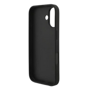 Guess 4G Metal Logo Hoesje met polskoord – iPhone 17 Zwart - Back cover