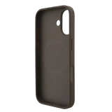 Guess PU Leather 4G MagSafe Hoesje voor iPhone 17 – Bruin - Telefoonhoesje