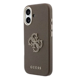 Guess PU Resin Logo Hoesje – iPhone 17 Bruin - Back cover