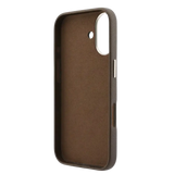 Guess PU Resin Logo Hoesje – iPhone 17 Bruin - Back cover