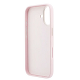 Guess PU Resin Logo Hoesje – iPhone 17 Roze - Back cover