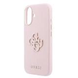 Guess PU Resin Logo Hoesje – iPhone 17 Roze - Back cover