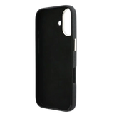 Guess PU Resin Logo Hoesje – iPhone 17 Zwart - Back cover
