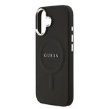 Guess PU Saffiano MagSafe Hoesje – iPhone 17 Zwart - Back cover