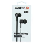 Swissten YS-D2 Oordopjes 3,5mm Jack – Zwart