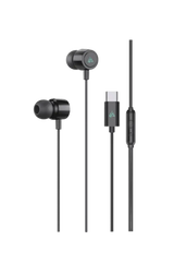 iPeax Bedrade USB-C Oordopjes – Zwart