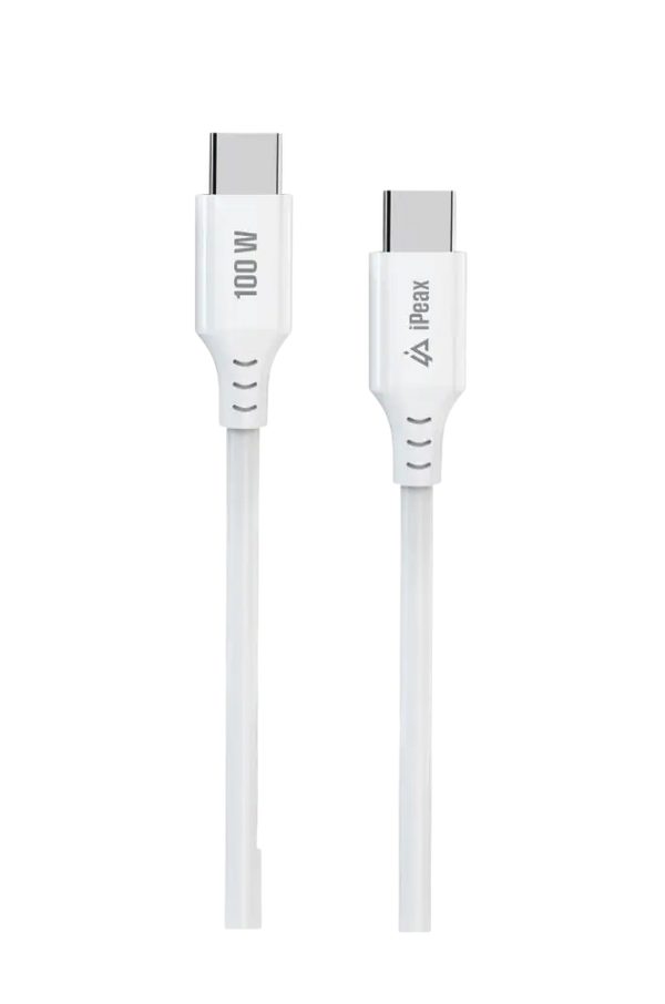 iPeax USB-C Laadkabel 100W – Sneller Opladen met 1,5 Meter Kwaliteit