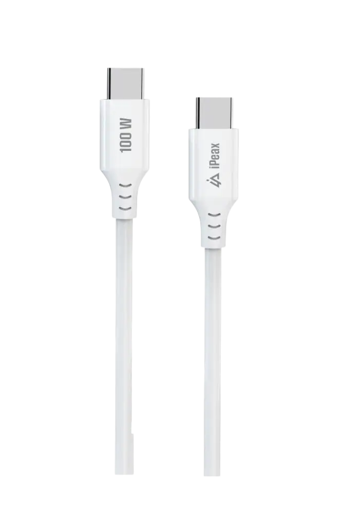 iPeax USB-C Laadkabel 100W – Sneller Opladen met 1,5 Meter Kwaliteit
