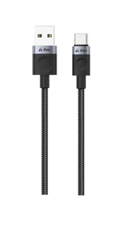 iPeax USB-C naar USB-A Kabel – 1,5 Meter Zwart voor Onverstoord Opladen