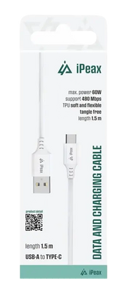 iPeax USB-C naar USB-A Kabel - Verbeter uw Connectiviteit met 1,5 Meter Lengte