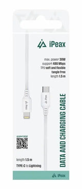iPeax USB-C naar Lightning kabel – 1,5 meter Verhoog je Oplaadvrijheid