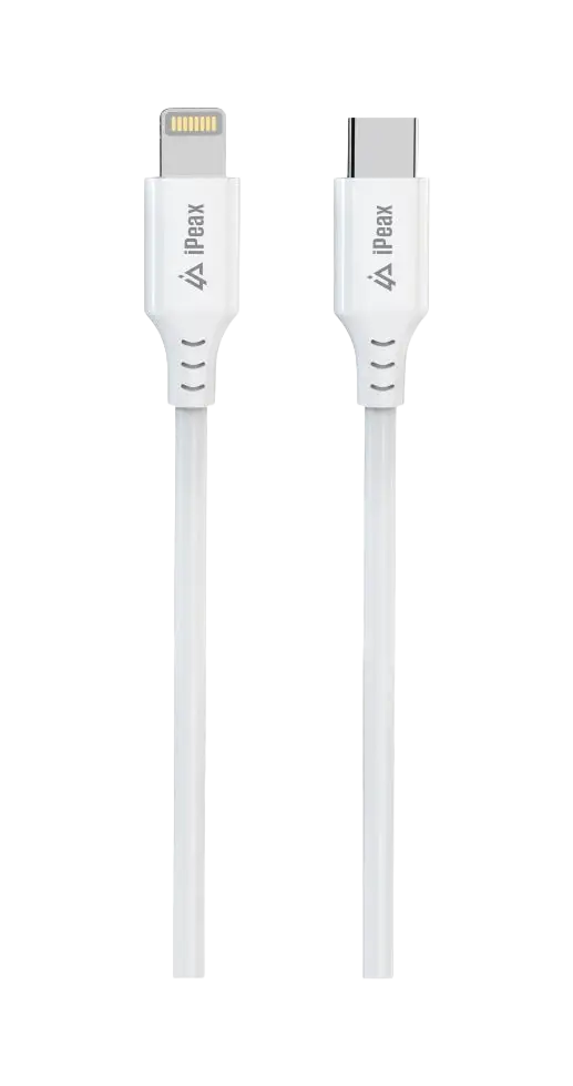 iPeax USB-C naar Lightning Kabel – 1 Meter – Wit