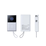 Joyroom Powerbank 10.000 mAh met Oprolbare USB-C Kabel – Wit