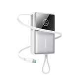 Joyroom Powerbank 10.000 mAh met Oprolbare USB-C Kabel – Wit