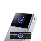 Joyroom Powerbank 10.000 mAh met Oprolbare USB-C Kabel – Wit
