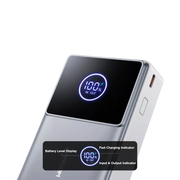 Joyroom Powerbank 10.000 mAh met Oprolbare USB-C Kabel – Wit