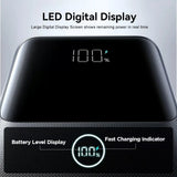Joyroom Powerbank 20.000 mAh 22,5W met display en 3 poorten – Zwart