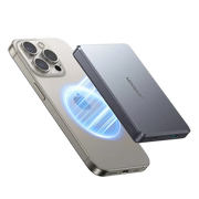 Joyroom Ultradunne Magnetische Powerbank 10.000 mAh – Grijs