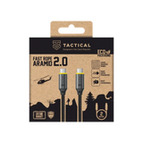 Lange USB-C Kabel - Tactical Fast Rope Aramid 2.0 2 Meter