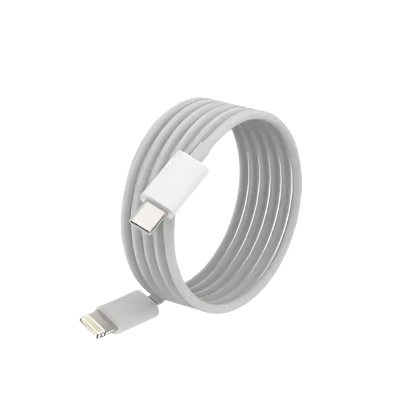 Lightning naar USB-C Oplaadkabel 1 meter – Snelladen voor iPhone en iPad - Wit - Bulk