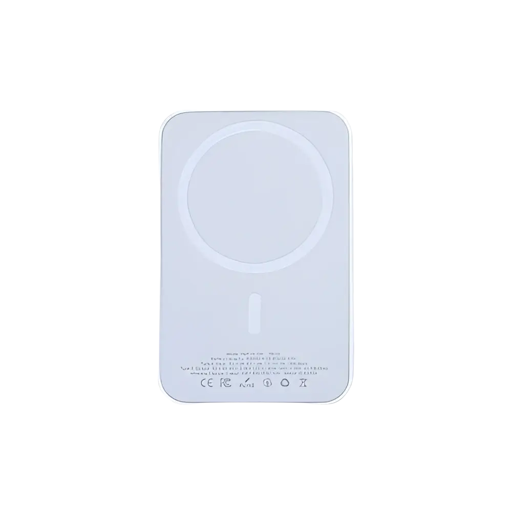 Magnetische Powerbank 10.000 mAh 15W voor iPhone 12 t/m 17 – Wit