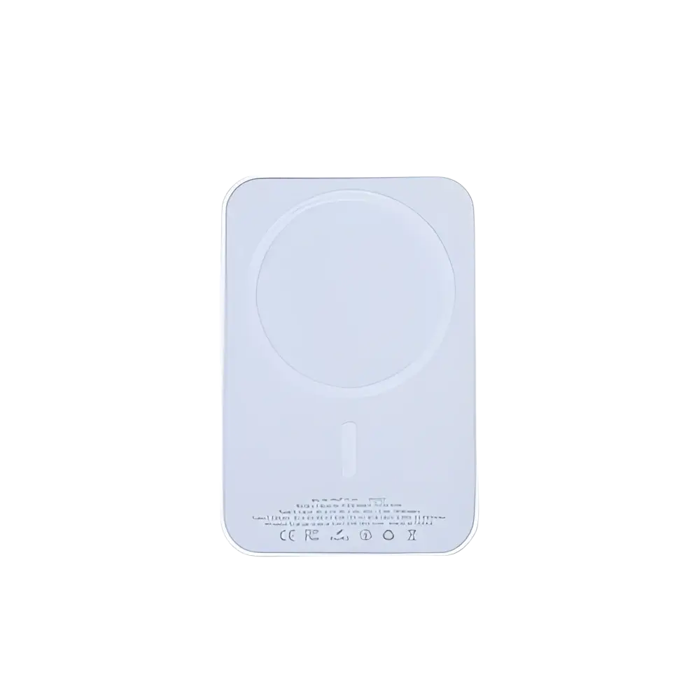 Magnetische Powerbank 5.000 mAh 15W voor iPhone 12 t/m 17 – Wit