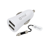 Mini Autolader 1x USB-A - Wit voor Eenvoudig en Veilig Opladen Onderweg - Auto oplader