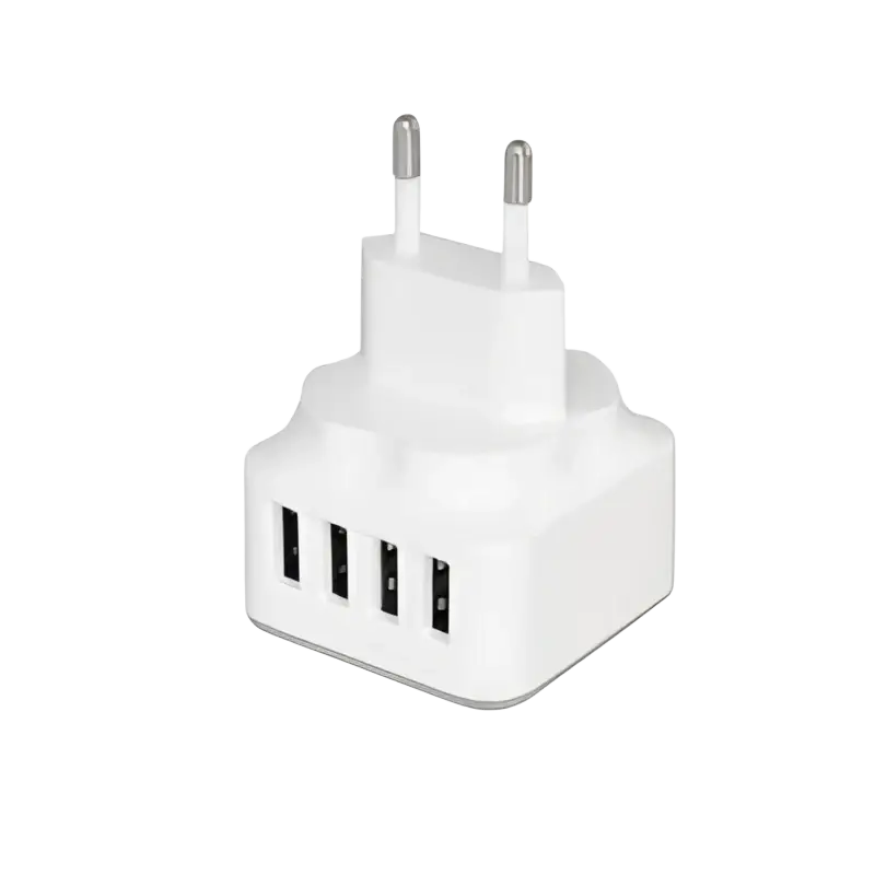 Optimaliseer je Oplaadervaring met de Reislader 4 USB-A Poorten - Goud - Wave