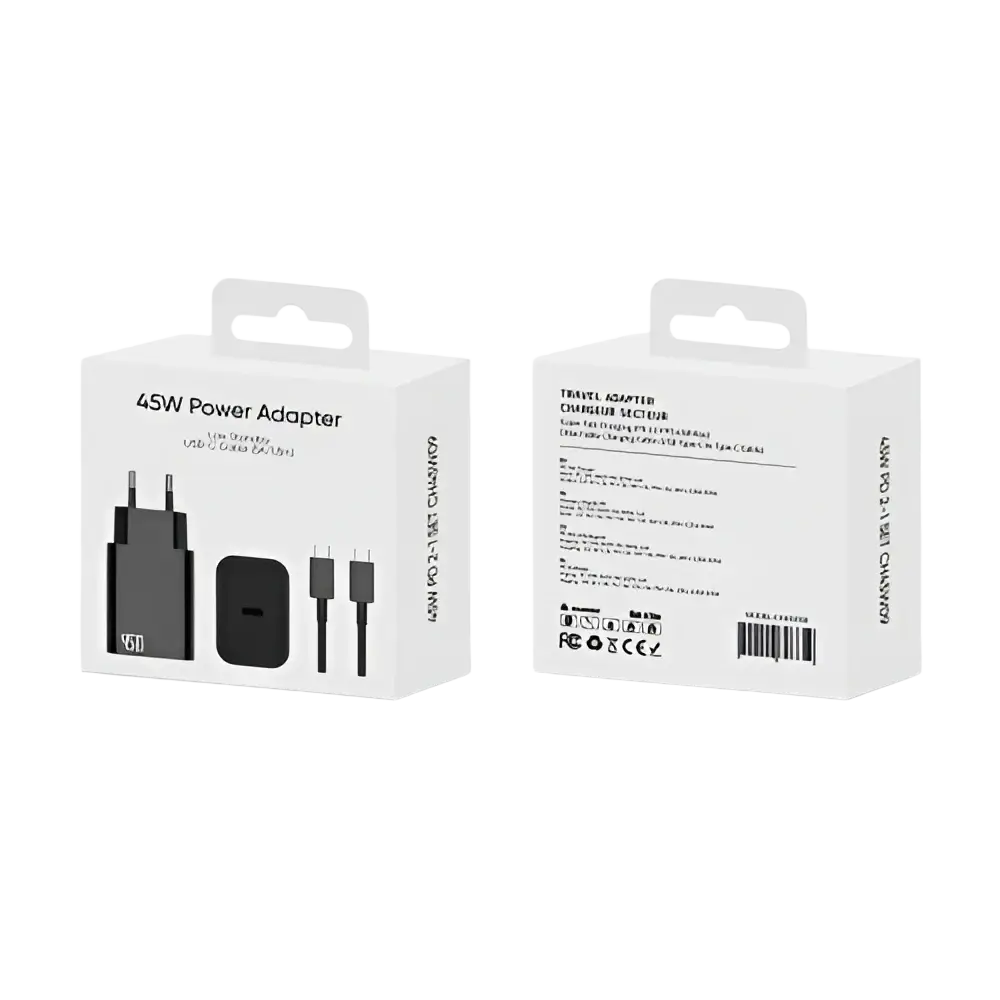 Power Adapter CH45W09 met USB-C naar Kabel 180cm – 45W Zwart - Oplader