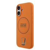 Red Bull Silicone Ring MagSafe Hoesje – iPhone 17 Oranje - Back cover met vingerring