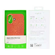 Rixus Alpine Ultra-Slim Case met MagSafe – iPhone 17 Galaxy Orange - Back cover / hardcase
