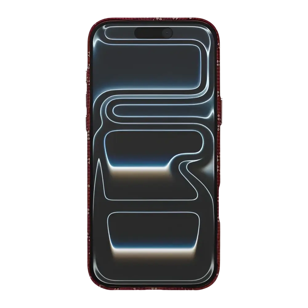 Rixus Alpine Ultra-Slim Case met MagSafe – iPhone 17 Pro Cherry Red - Back cover